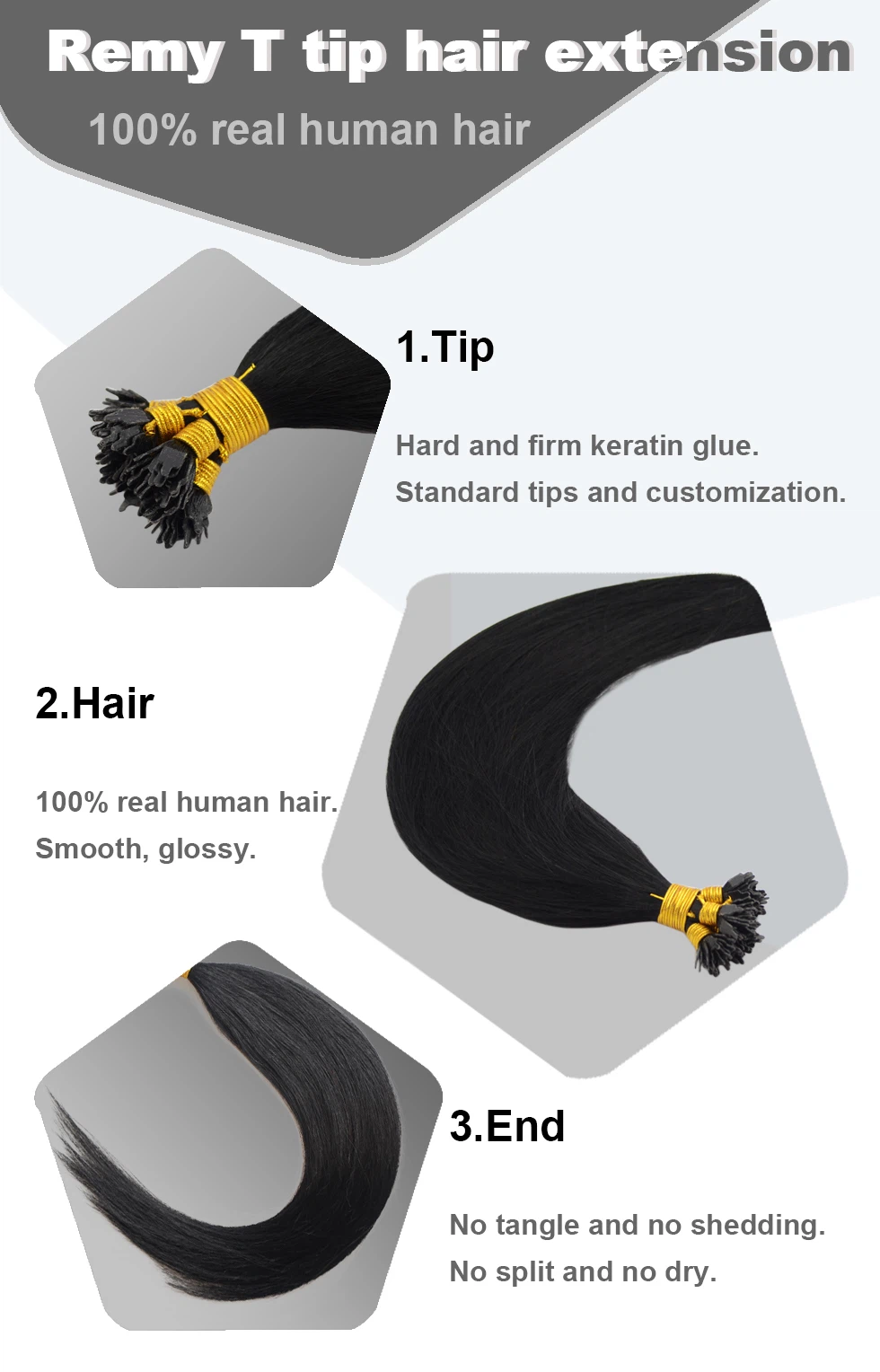 fan tip hair extension fan tip hair extension